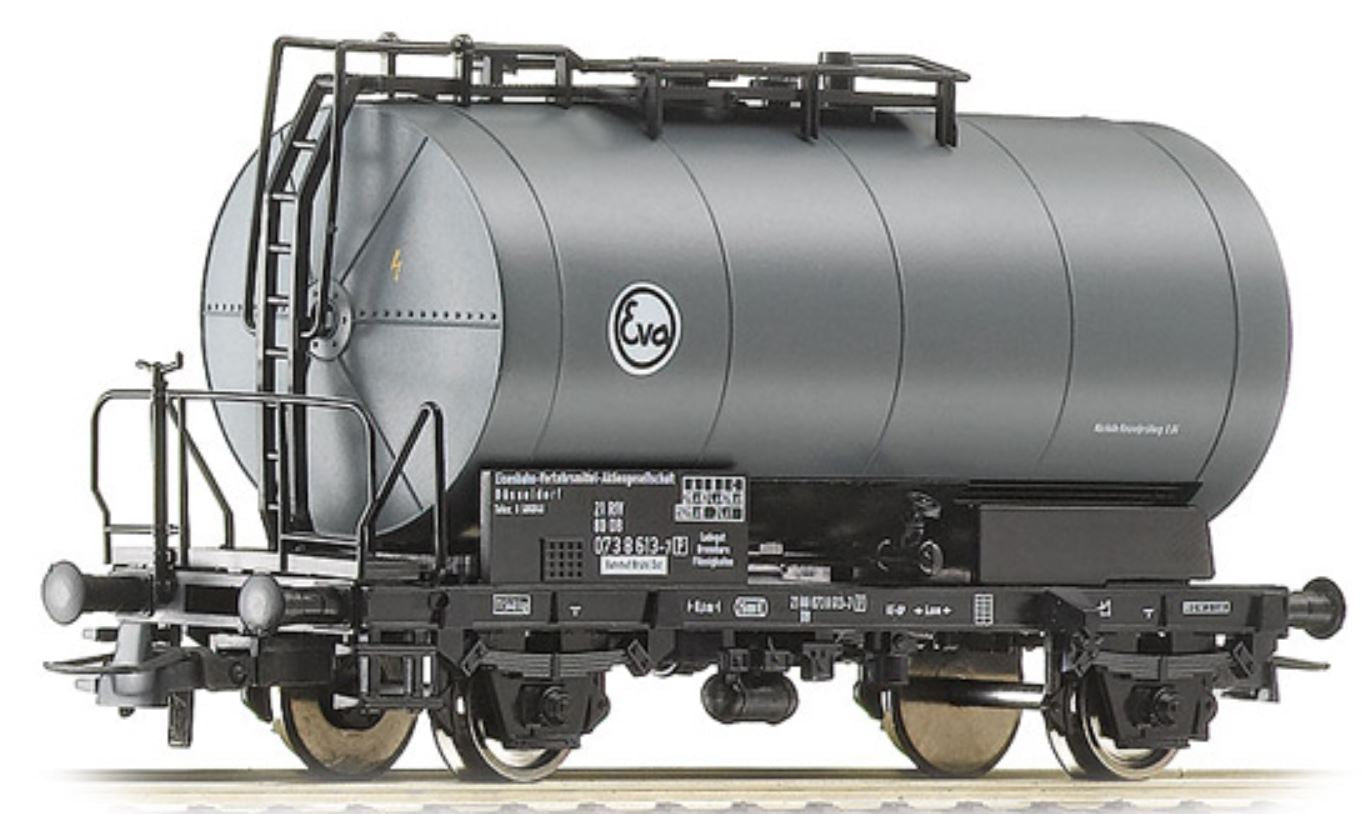 Roco 67854 H0 Tank Car From Private Company EVA, With Darker EVA Logo, DB 21 80 073 8 613-7, Ep IV, Registered With DB