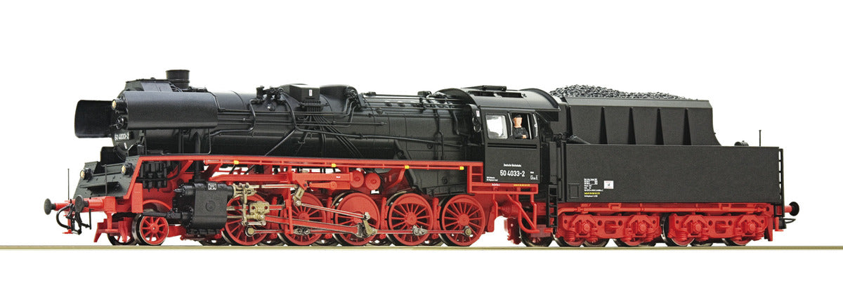 Roco 70285 H0 Steam Locomotive 50.40 With Sound, Ep III DR