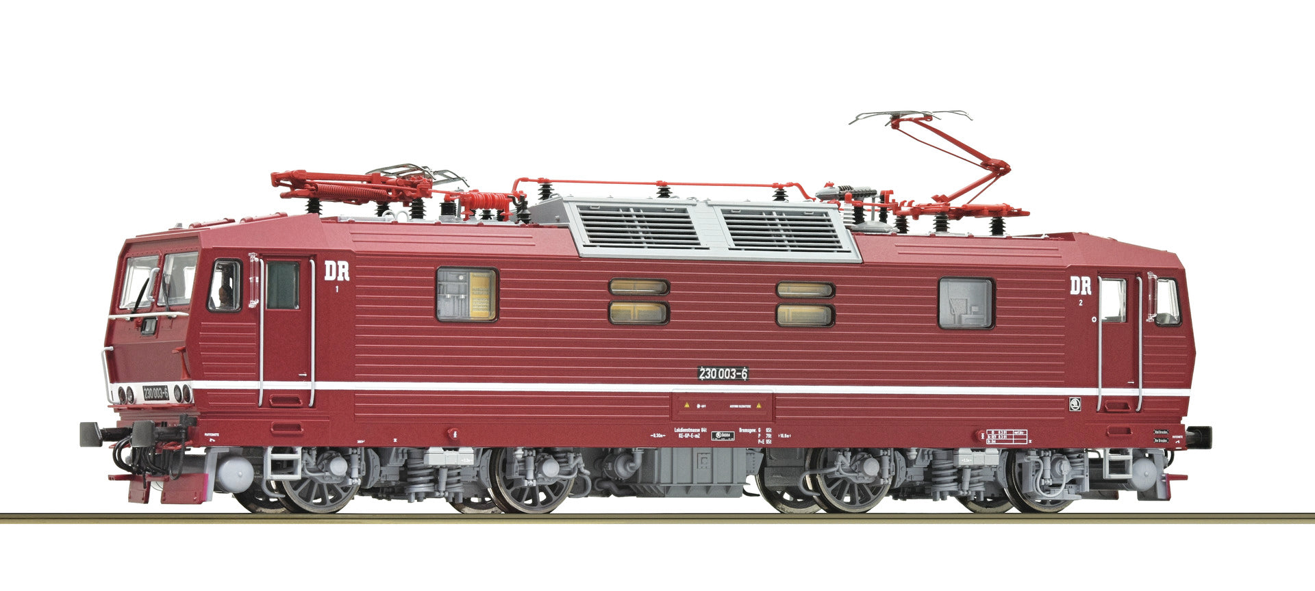 Roco 71220, Electric Locomotive Class 230, DR, EP IV, With New Dynamic 16 Bit Sound