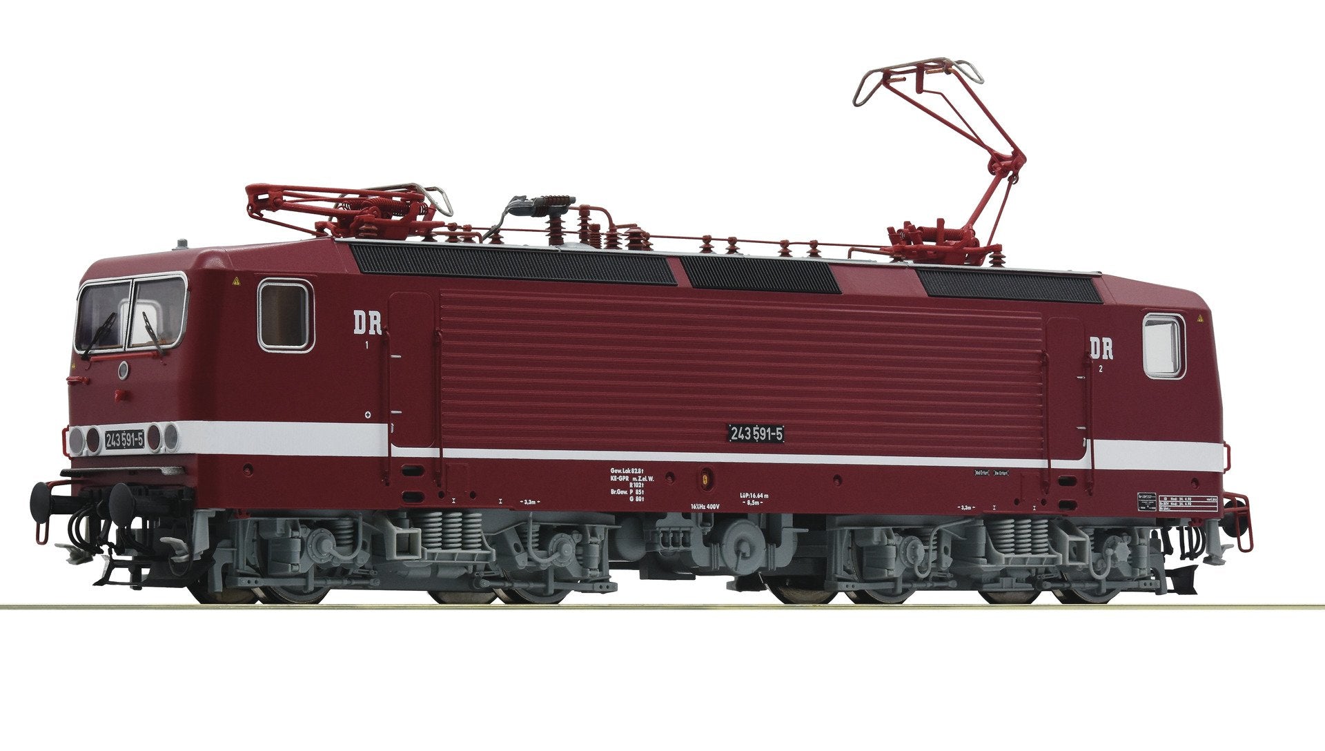 Roco 73063 H0 Electric locomotive 243 591-5, DR