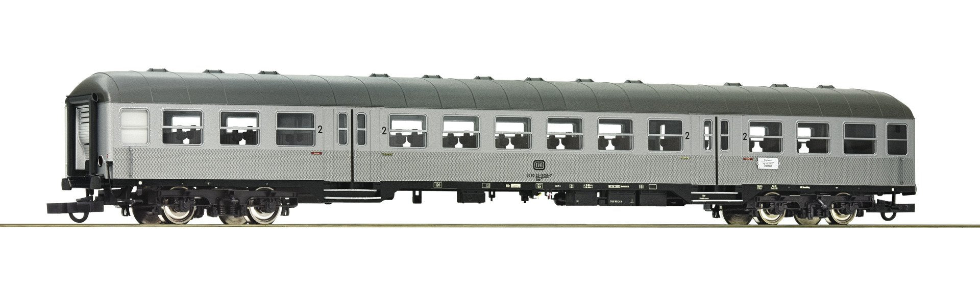 Roco 74588 H0 Commuter Car 2nd Class Silver Coin, Ep IV, DB