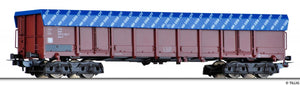 Tillig 76584 H0 Open Freight Car Eanos, Gondola, With Tarpaulin, Tarpaulin Rented From SBB, Ep IV, DB