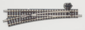 Tomix 01216 1216 N Tracks Wooden Sleepers Manual Turnout Left Hand 21-5/16", 541mm Radius, 15° Diverging Route