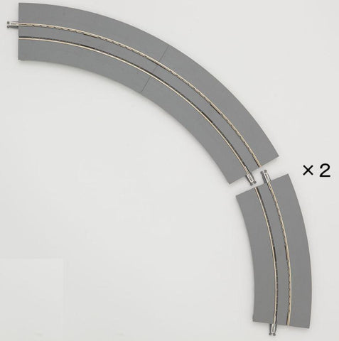 Tomix 01797 1797 Tram Street Mini Curve Track 177 mm 7" Radius, 30° And 60°, 4pcs