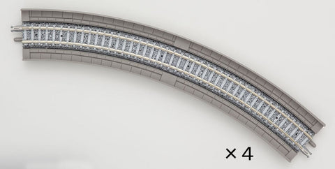Tomix 01871 1871 N Tracks Bridges Curve 280 mm 11", Radius 45°, 4pcs