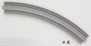 Tomix 01874 1874 N Tracks Bridges Curve 354 mm 13-15/16", Radius 45°, 4pcs