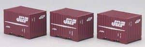 Tomix 03126 3126 N Container Type 19F 5t With A Tagline, Brown, JR, 3pcs