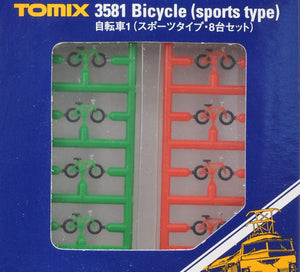 Tomix 03581 3581 N Bicycle 1, Casual Design, 8pcs