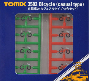 Tomix 03582 3582 N Bicycle 2, Sport Design, 8pcs
