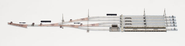 Tomix 91016 N Track Set, Train Base Depot, With 5 Manual Turnouts