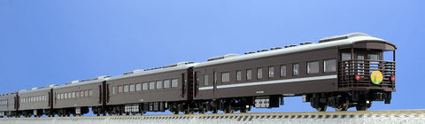 Tomix 98279 N Passenger Carset 35-4000 Yamaguchi-Go, Brown, For Steam Trains, Ep VI JR, 5pcs