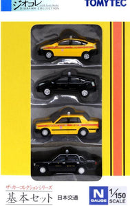 Tomytec 25551 N Toyota Taxi Set, 4pcs