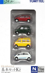 Tomytec 26086 N Import Car Collection Basic Set K2, 4pcs
