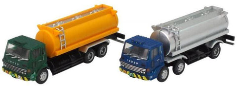 Tomytec 28534 N The Truck Collection, Chemical Truck Set A, 2pcs