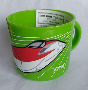 Trainiart 50140 Plastic Cup - Series E6 Shinkansen Design, Green, JR East