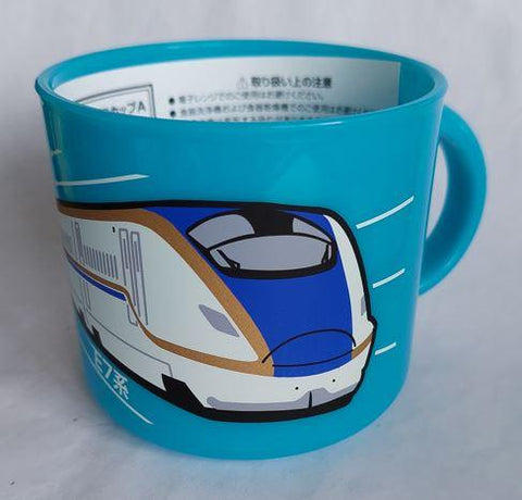 Trainiart 50142 Plastic Cup - Series E7 Shinkansen Design, Blue, JR East